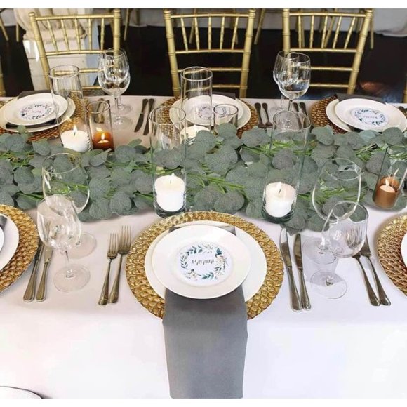 25 count | Silver Dollar Eucalyptus Garland 162.5 total feet Wedding Arch Vines - Picture 2 of 3